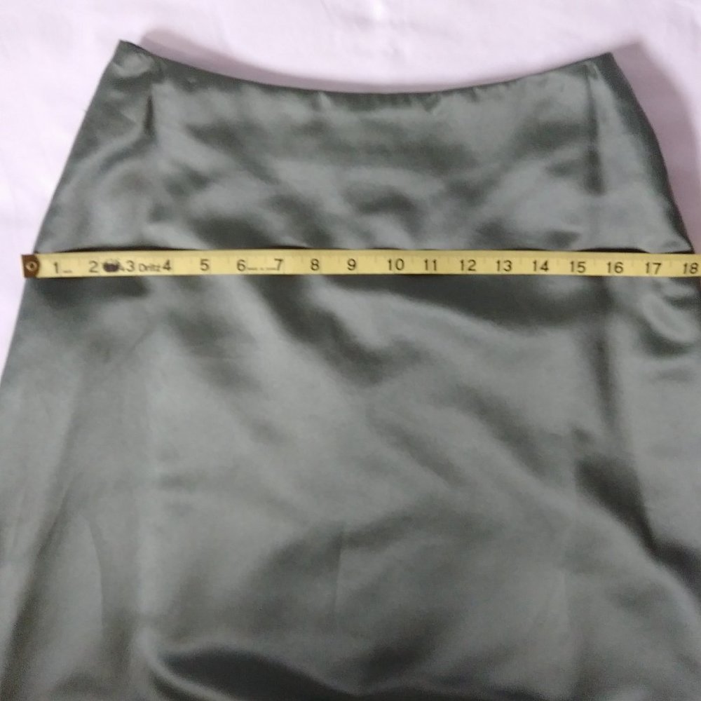 Vintage 2-Piece Formal Bridesmaid Dress Olive Green Professional Hand Sewn - Picture 11 of 16